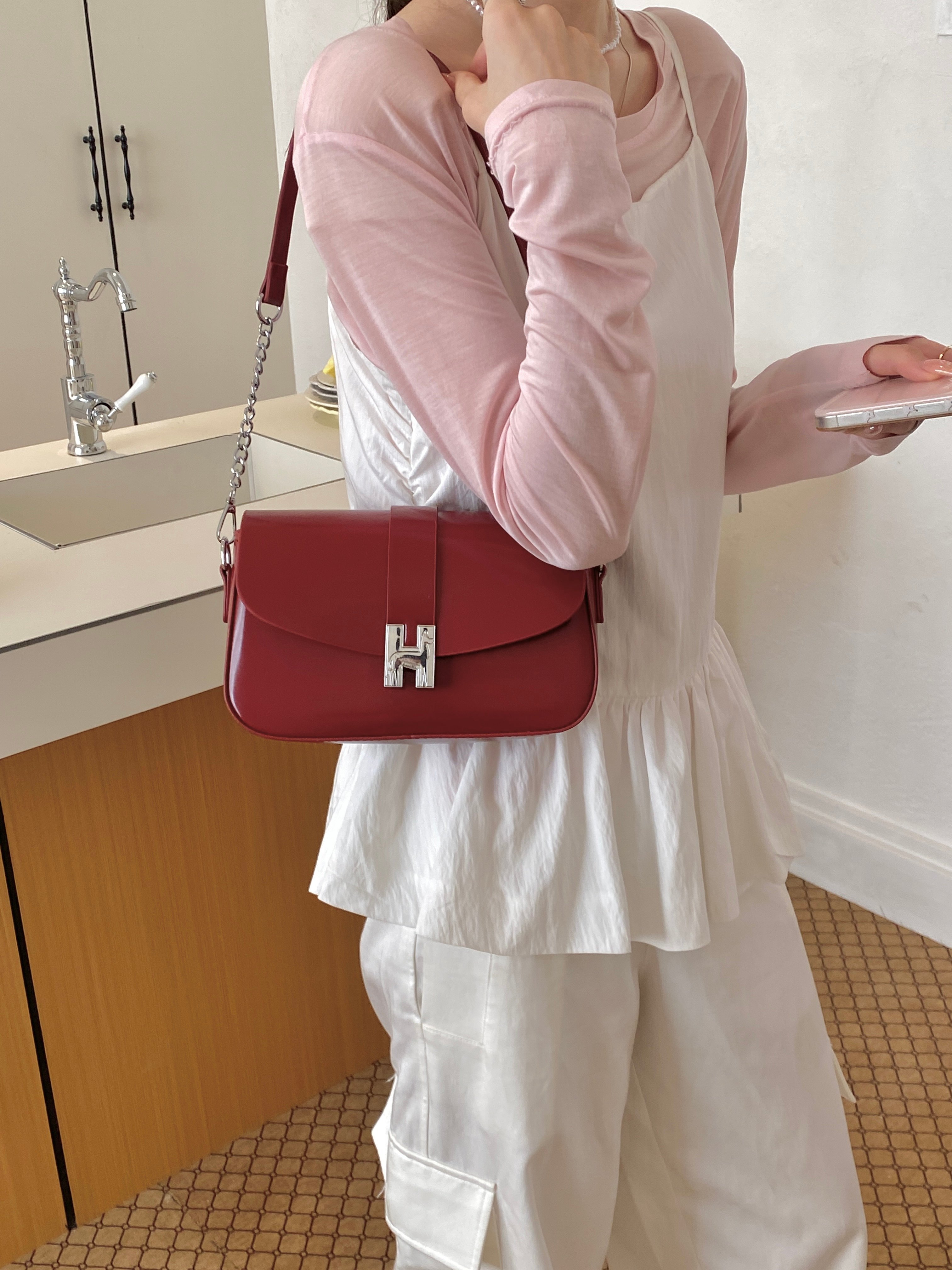Red Shoulder Bag