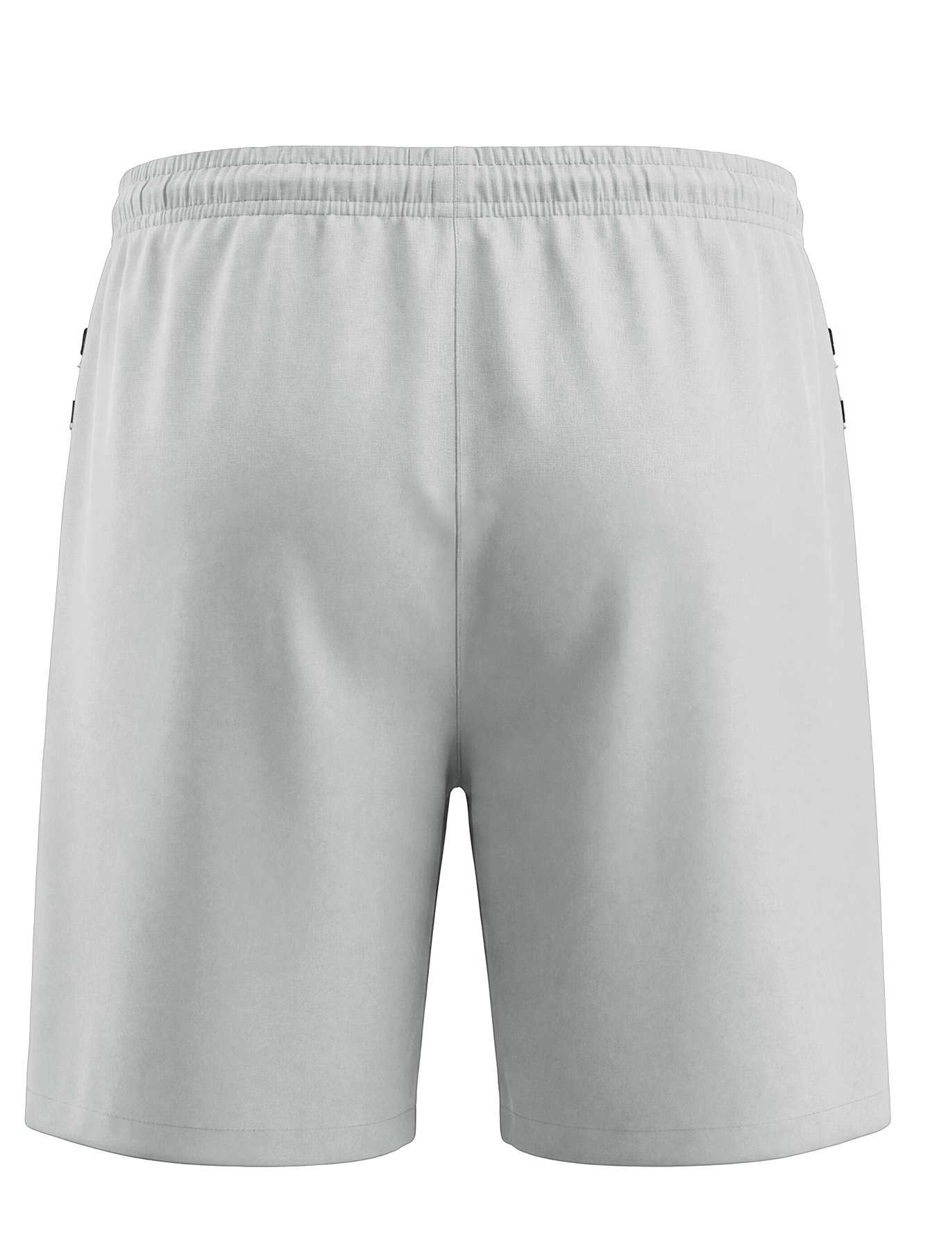 Grey Regular Fit Runner Shorts - Plus Size Casual Sports