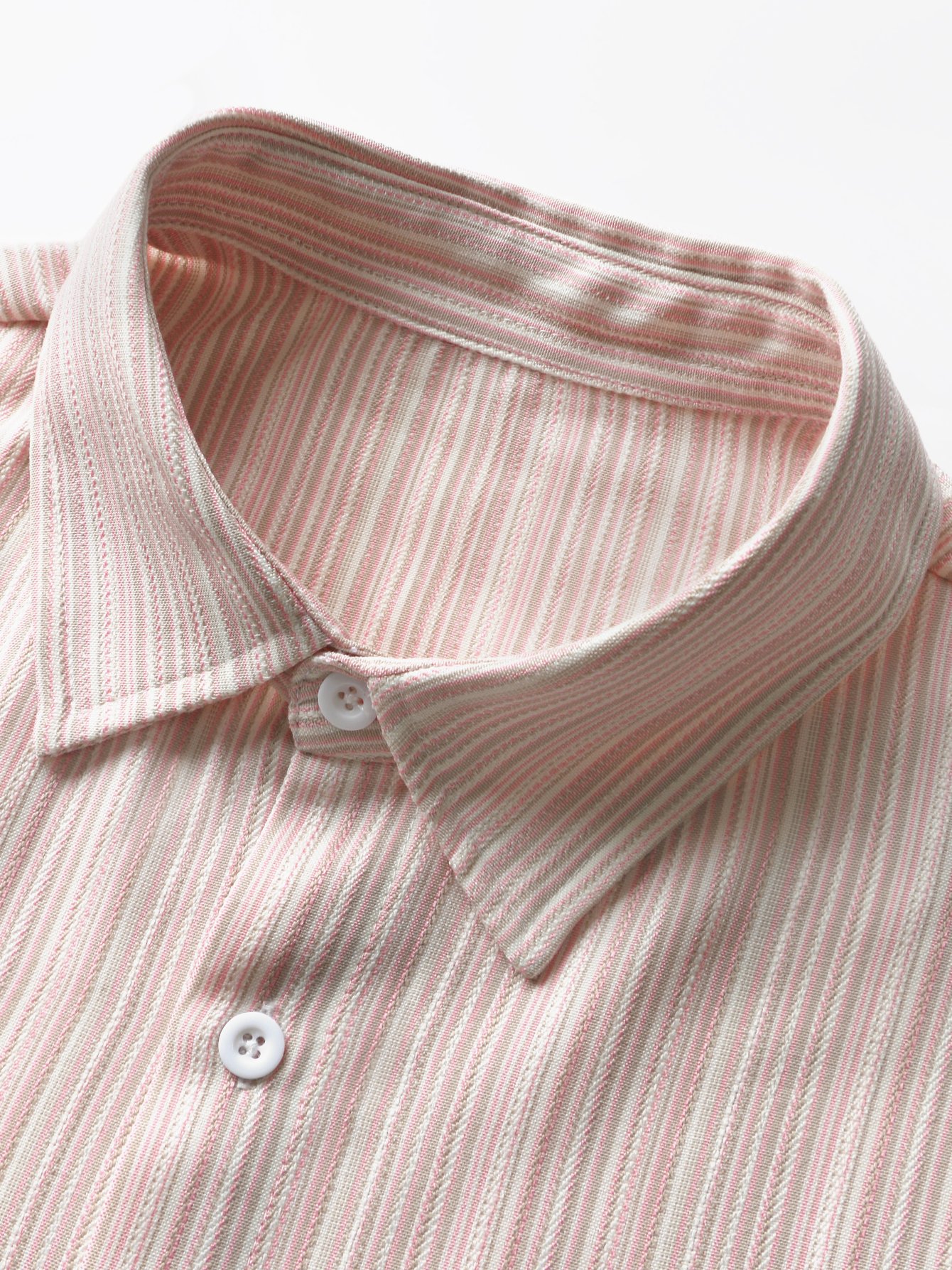 Men Casual Striped Short Sleeve Shirt