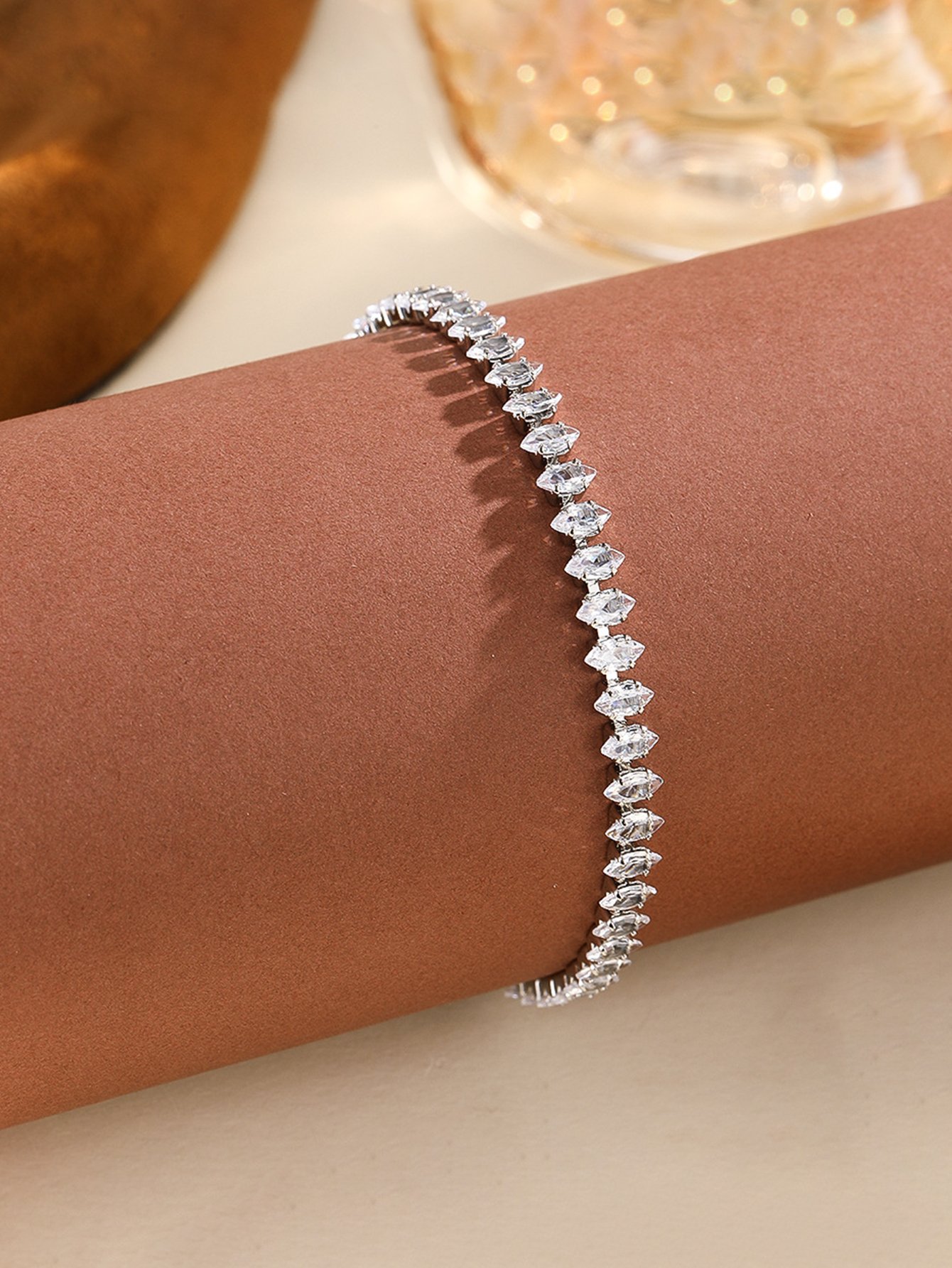 Pack of 2 - Embellished Rhinestone Bangle