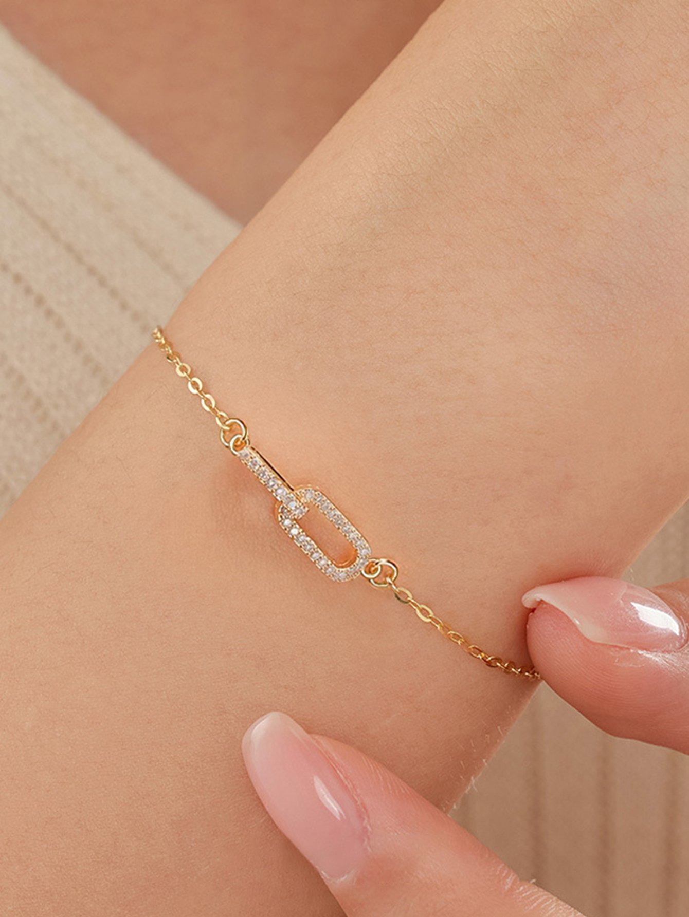 Paperclip Chain Bracelet