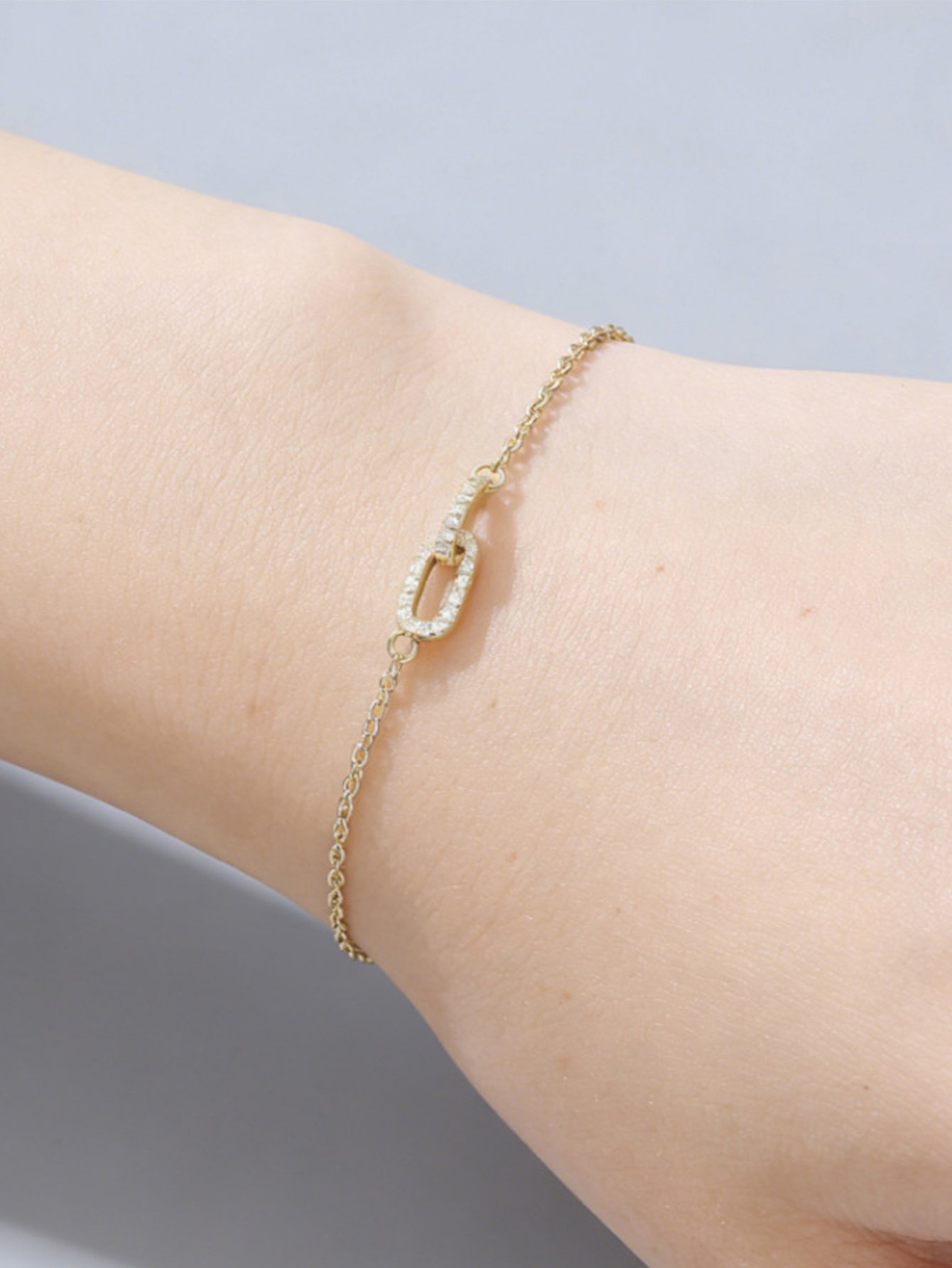 Paperclip Chain Bracelet