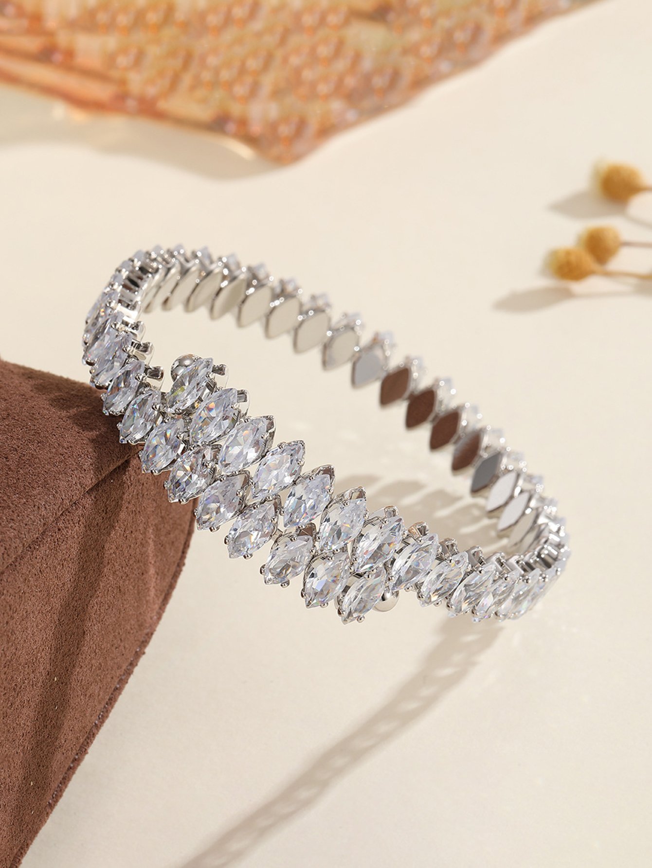 Embellished Rhinestone Bangle