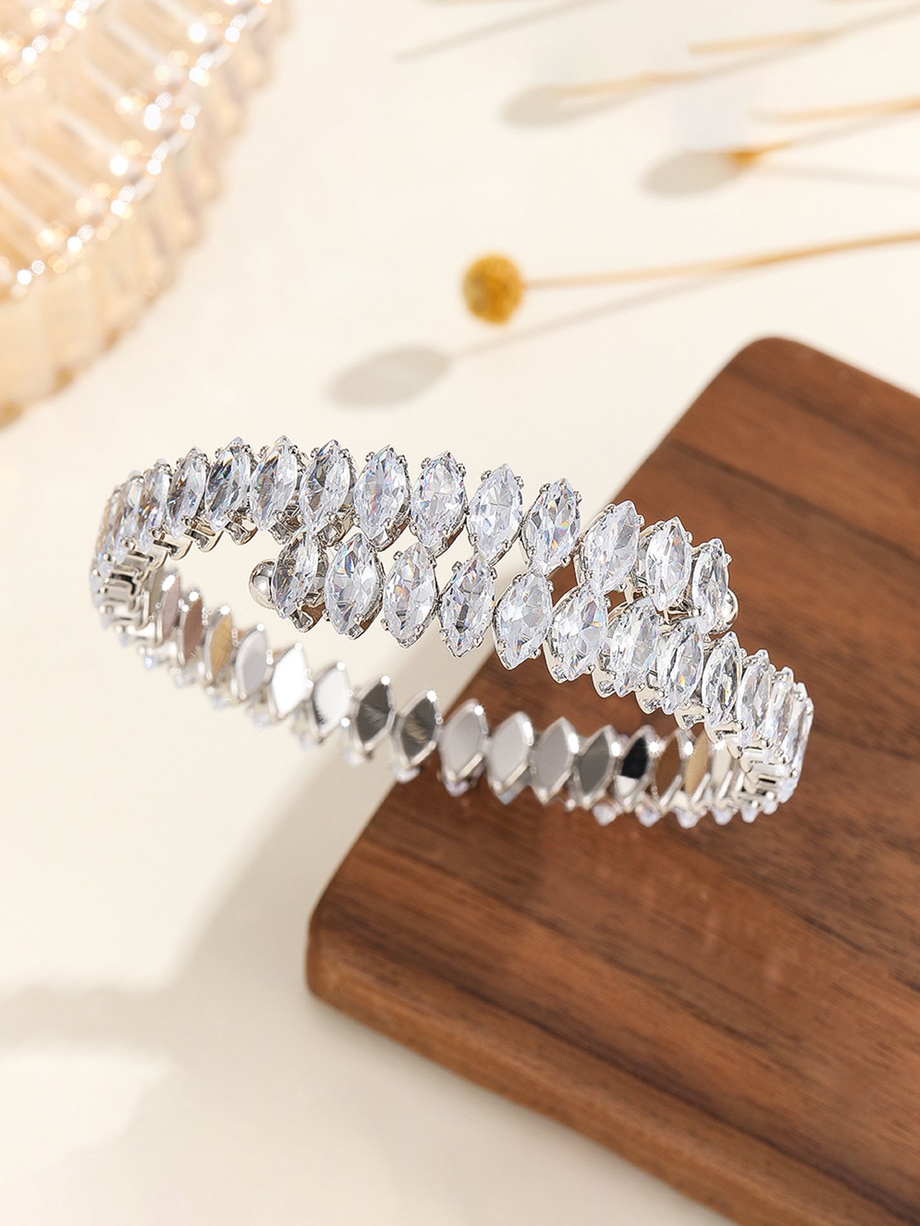 Embellished Rhinestone Bangle
