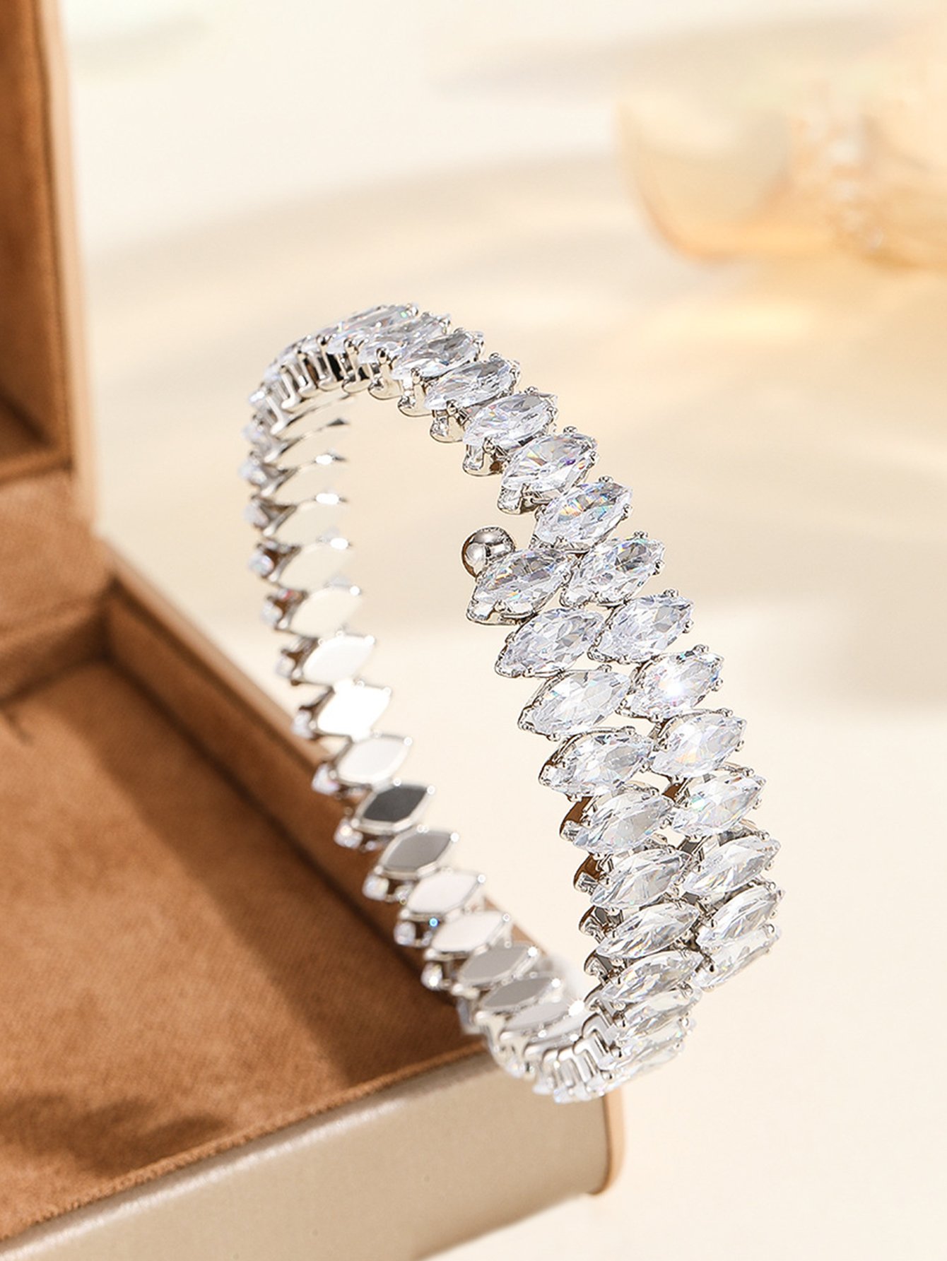 Embellished Rhinestone Bangle