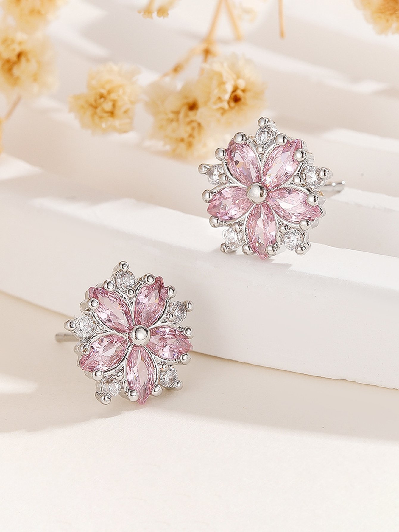 Flower Stud Earrings