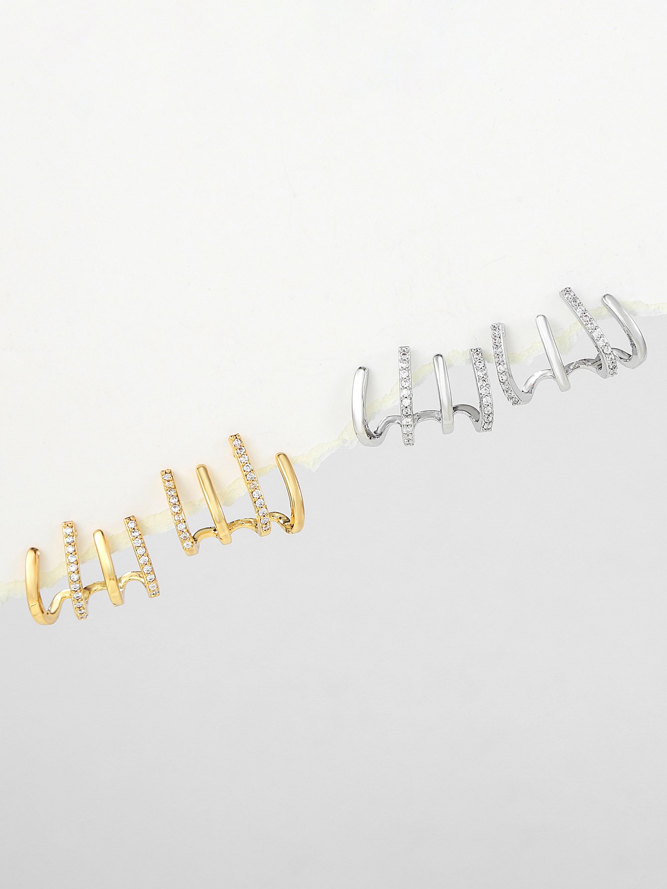 Embellished Cuff Earrings