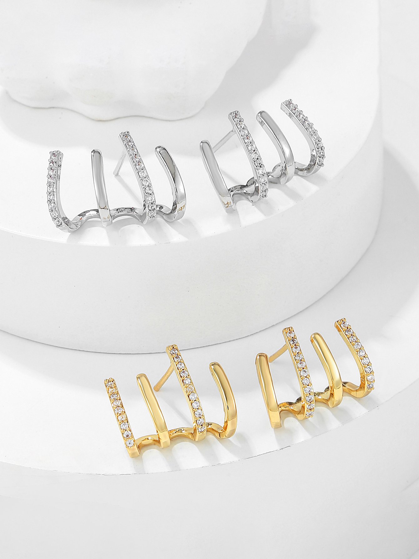 Embellished Cuff Earrings