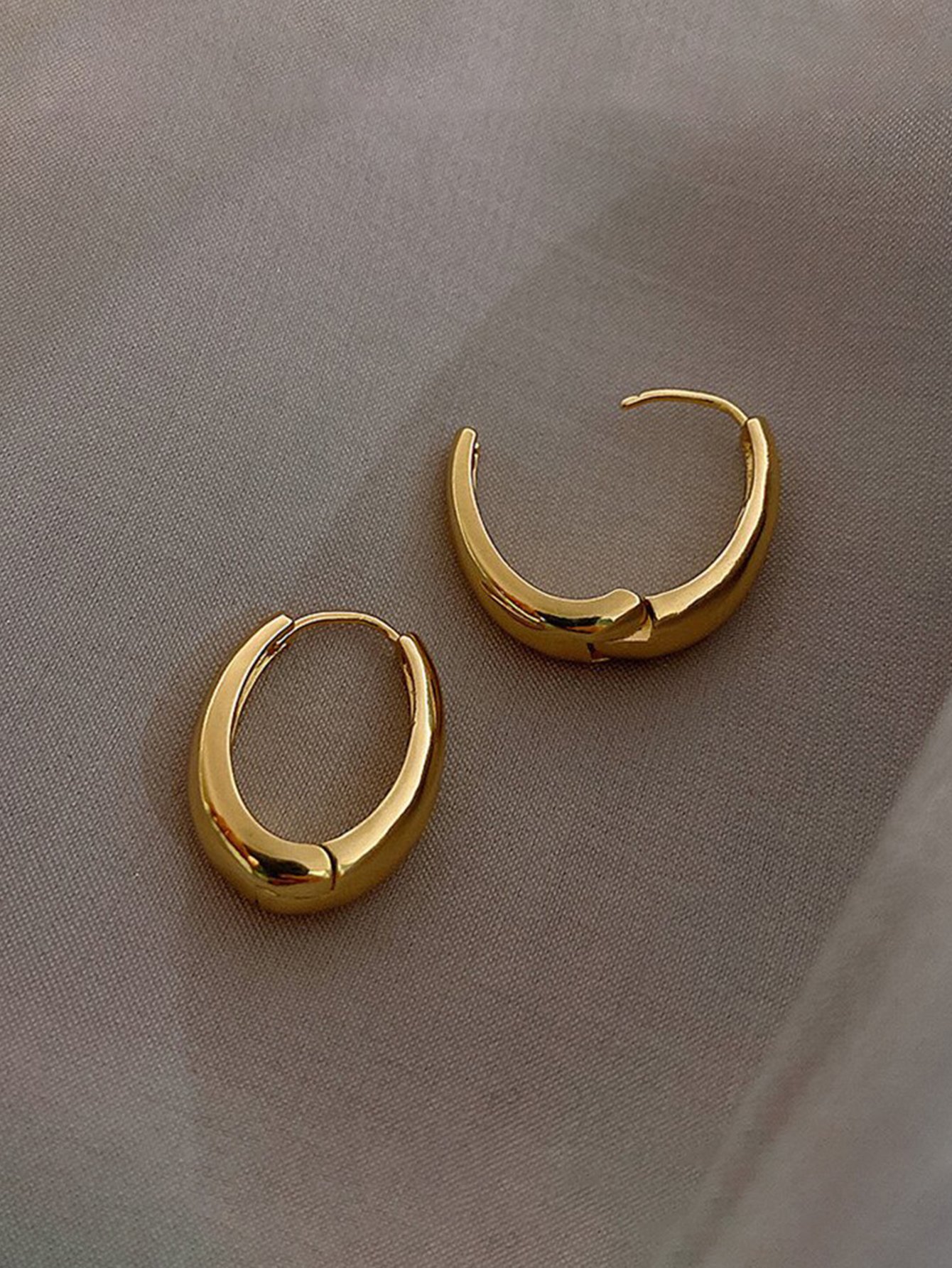 Plain Hoop Earrings