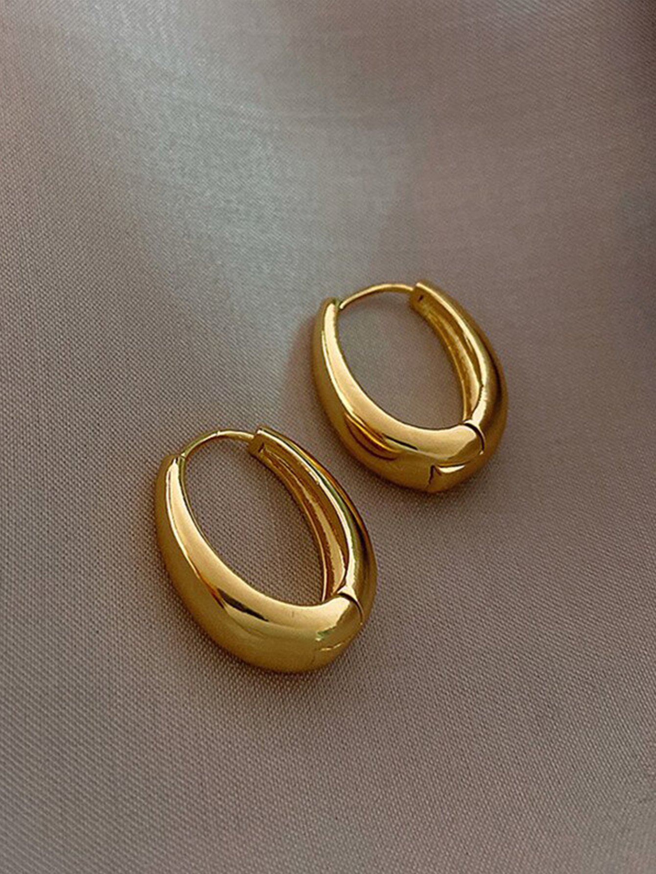 Plain Hoop Earrings