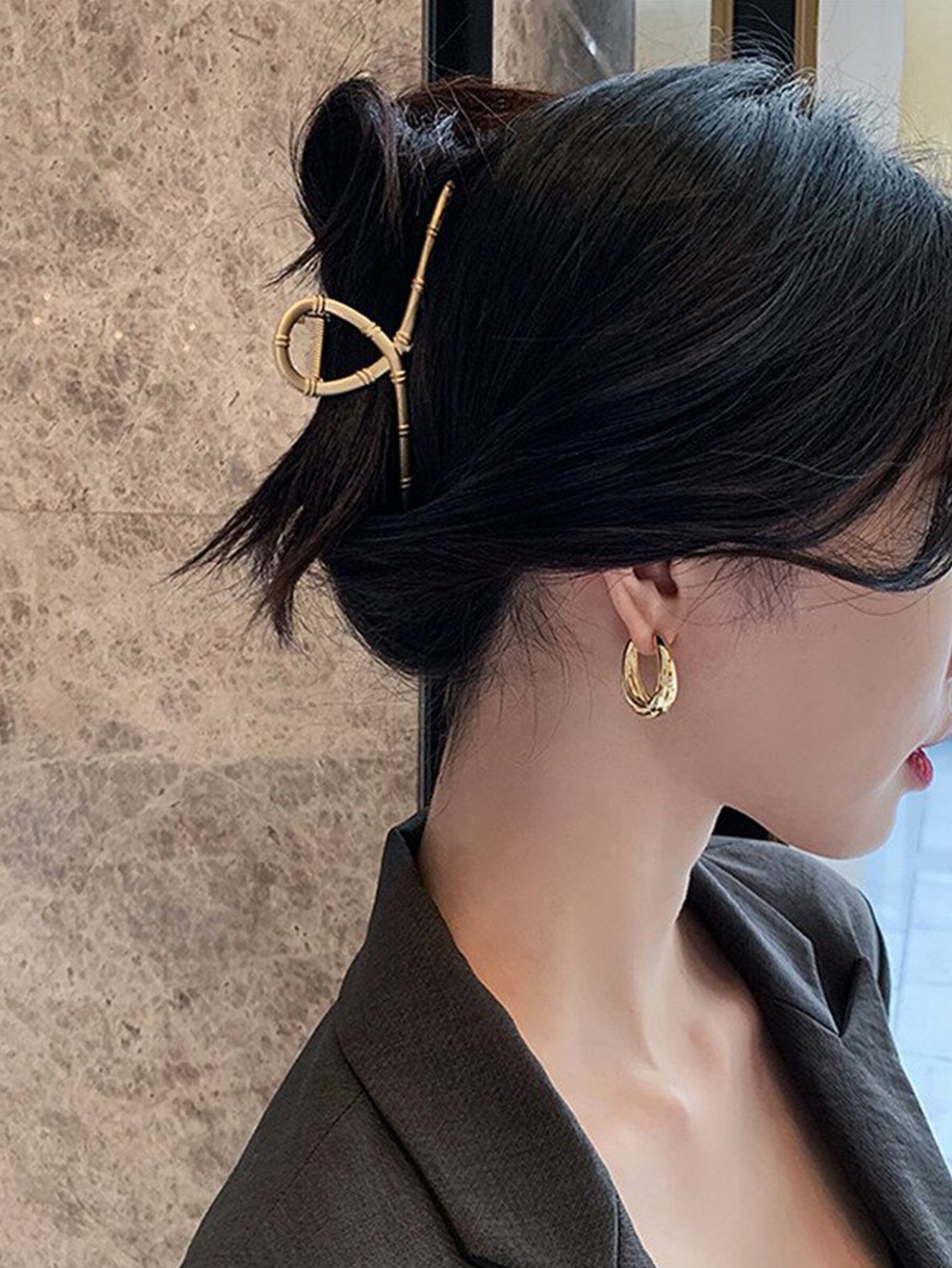 Plain Hoop Earrings