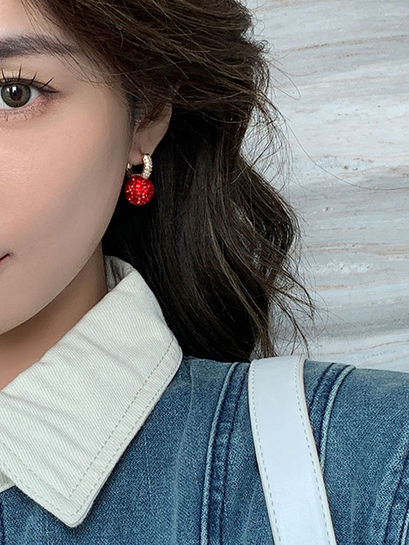 Embellished Ball Dangle Earrings
