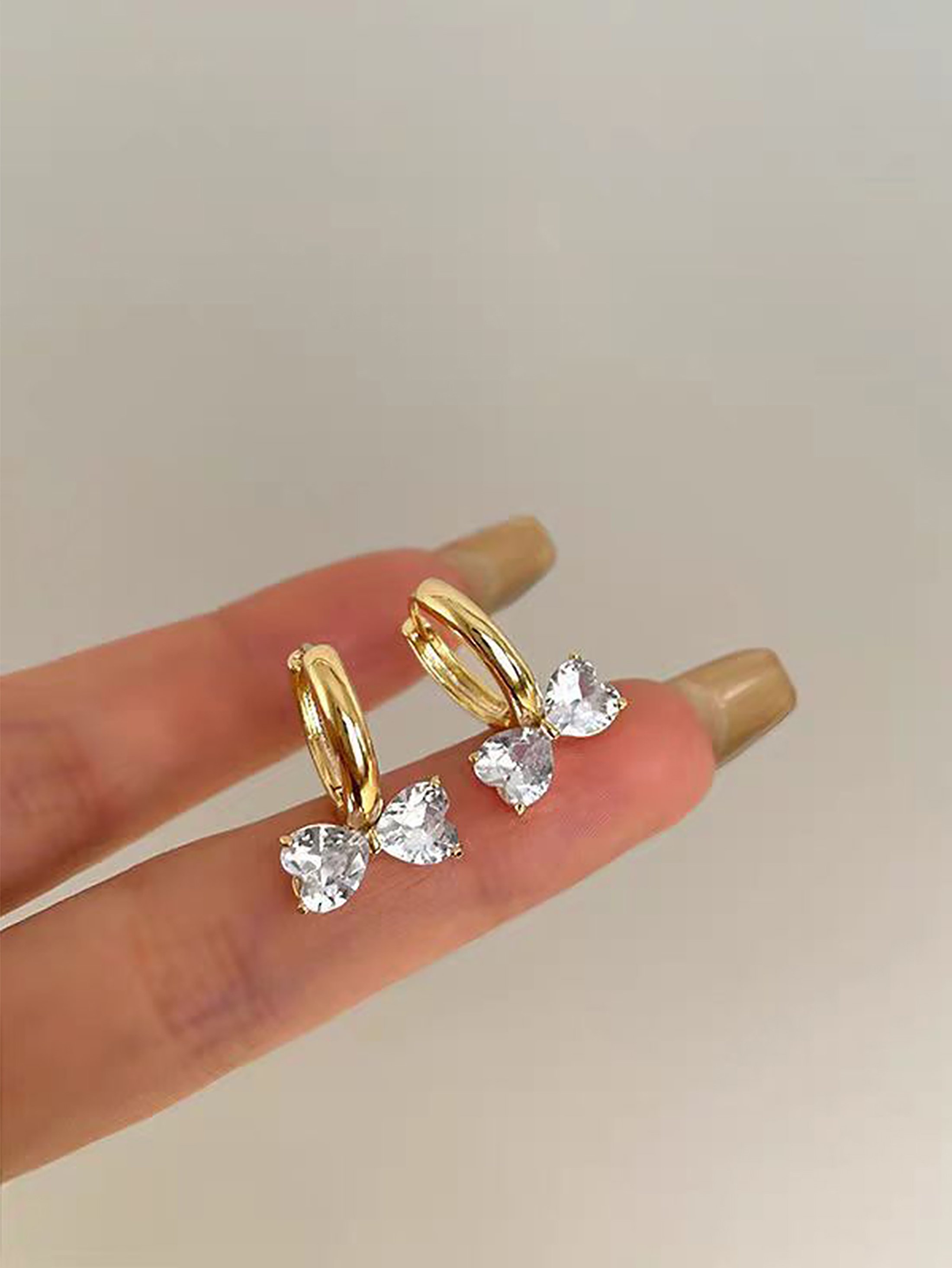 Bow Hoop Earrings