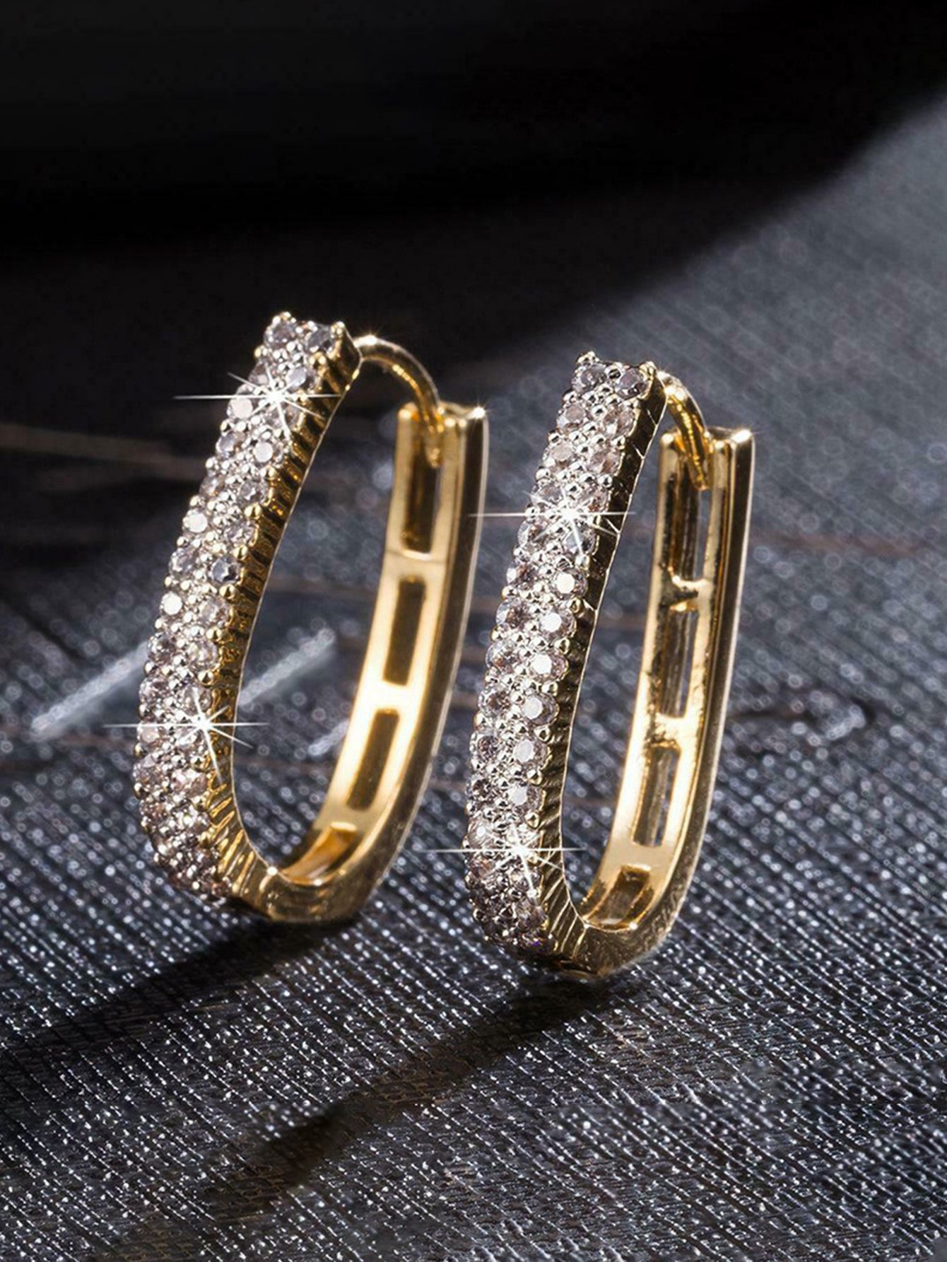 Embellished Hoop Earrings