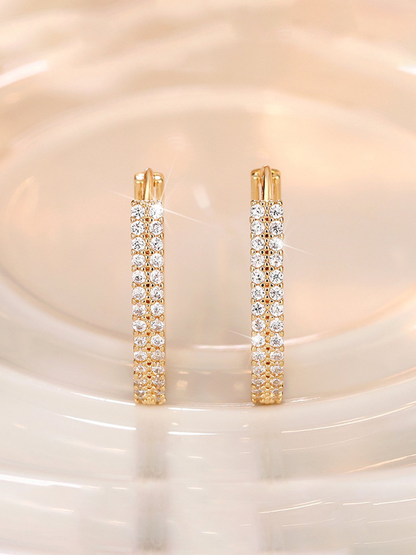 Embellished Hoop Earrings