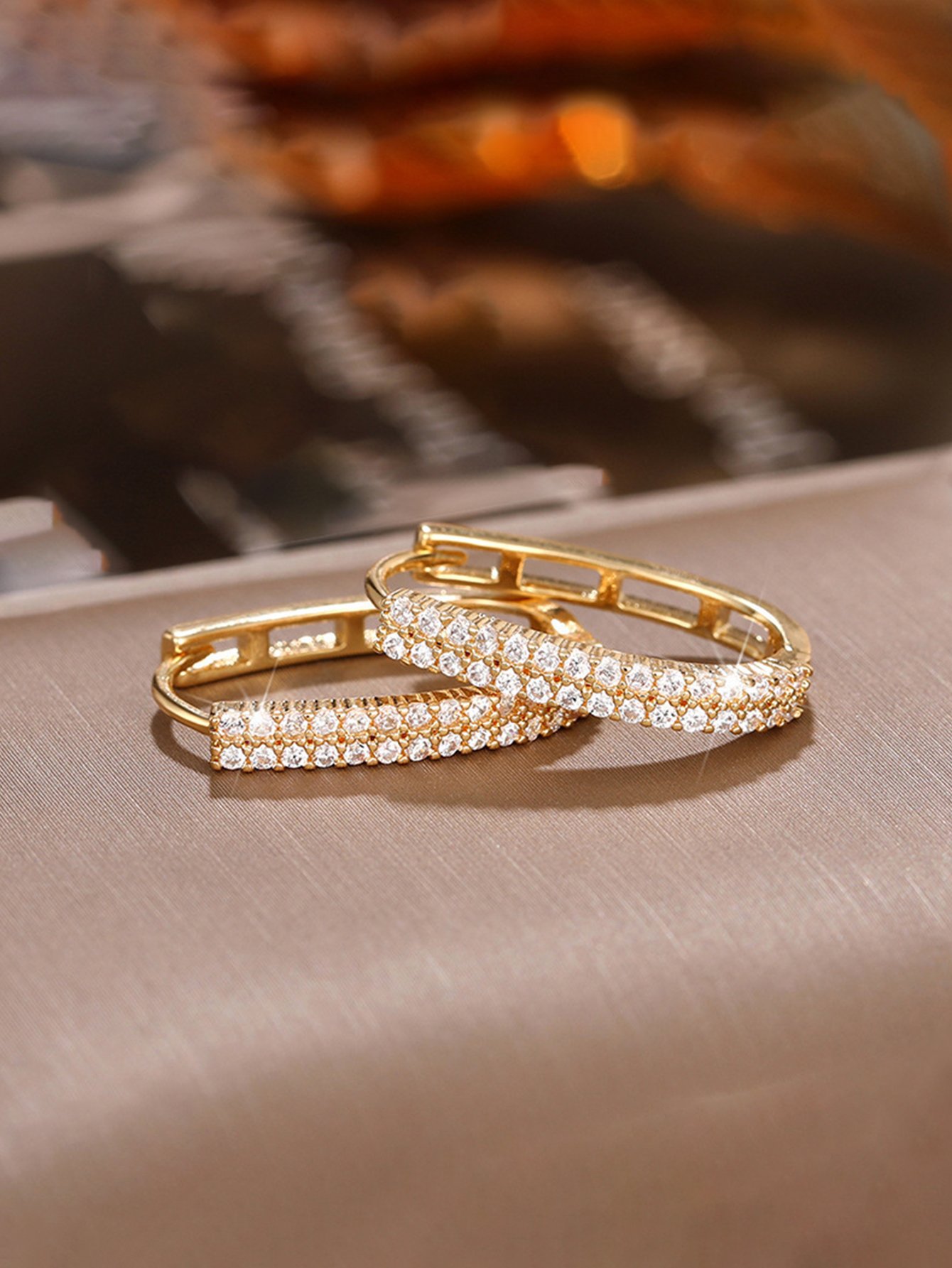 Embellished Hoop Earrings