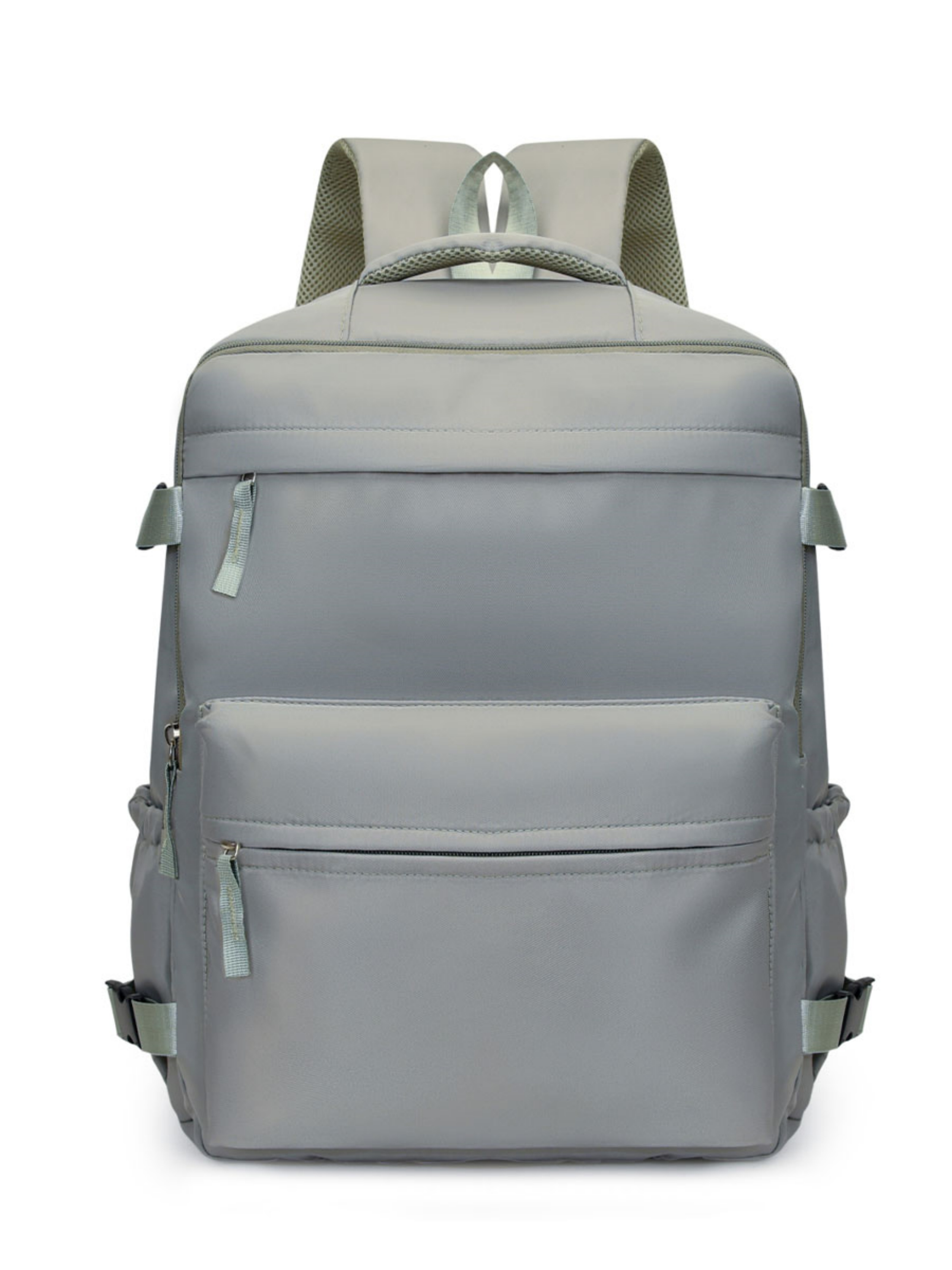 Green Backpack with Shoe Compartment