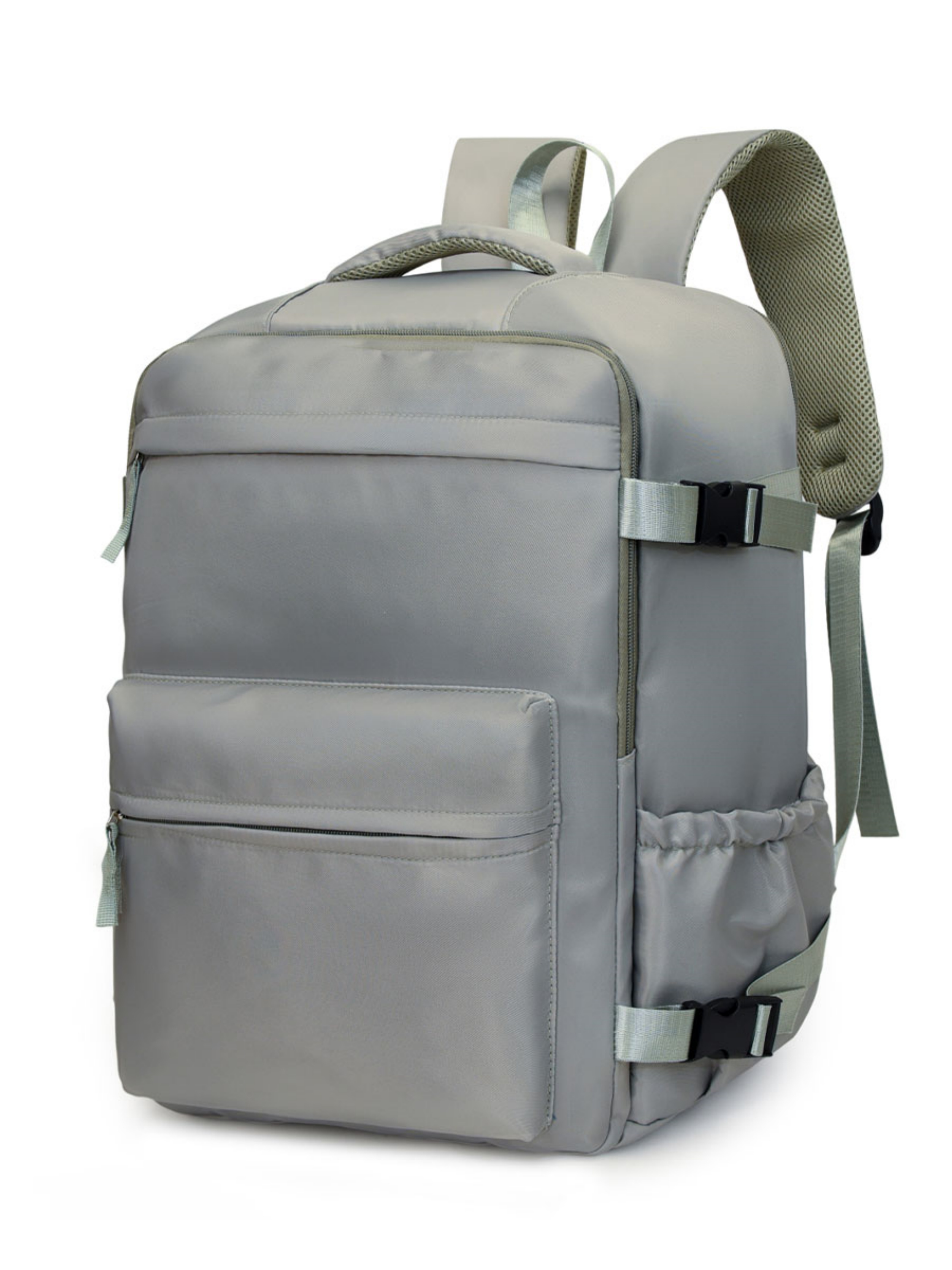 Green Backpack with Shoe Compartment