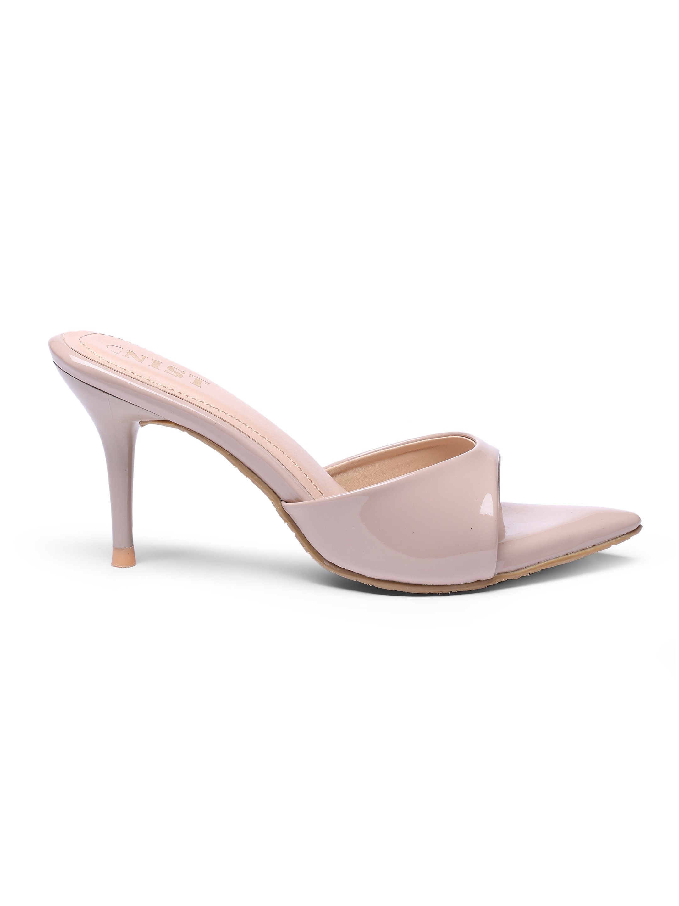 Nude High Heel Sandals Pointed Toe Sandals