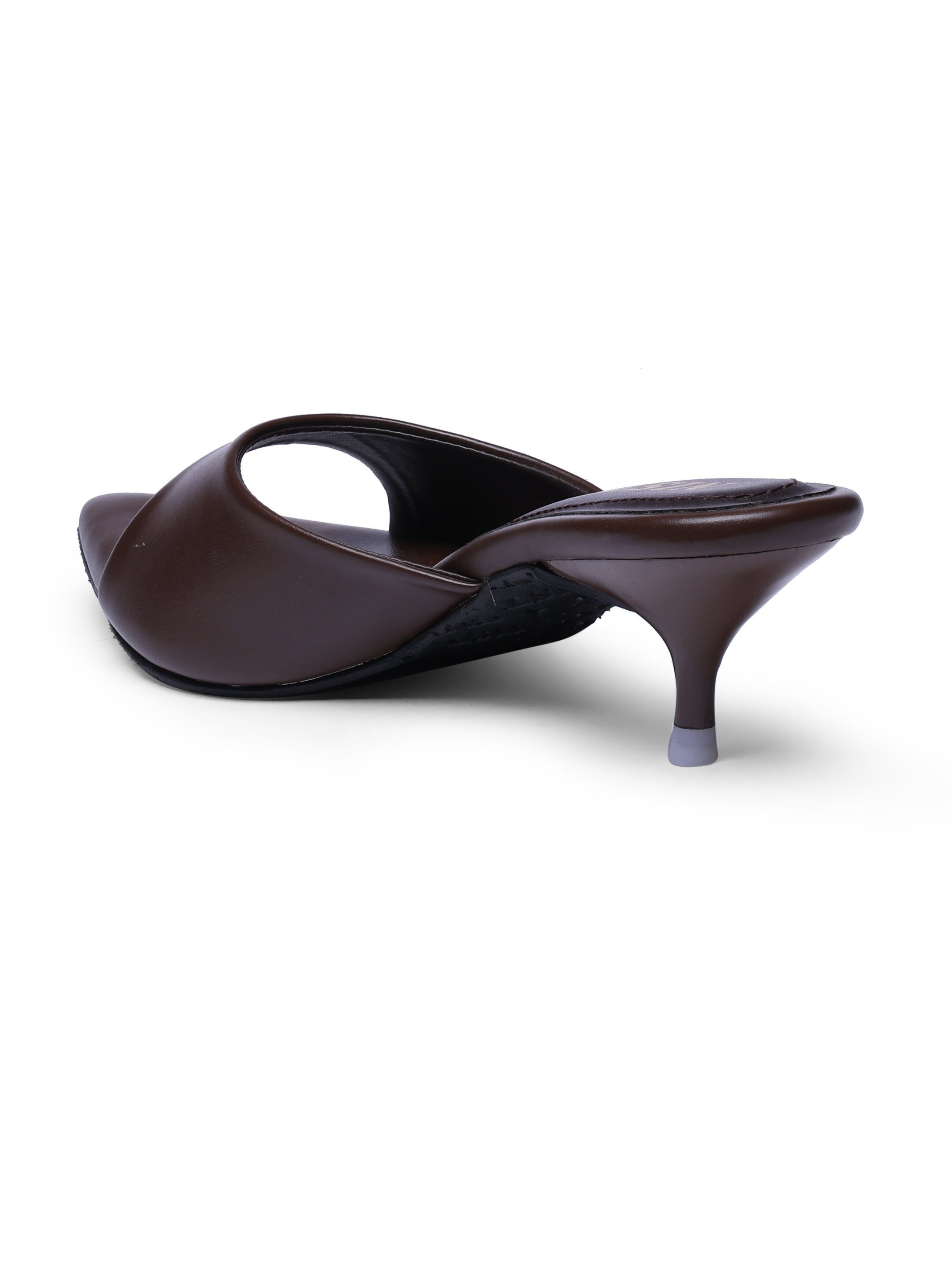 Brown Low Heel Sandals 