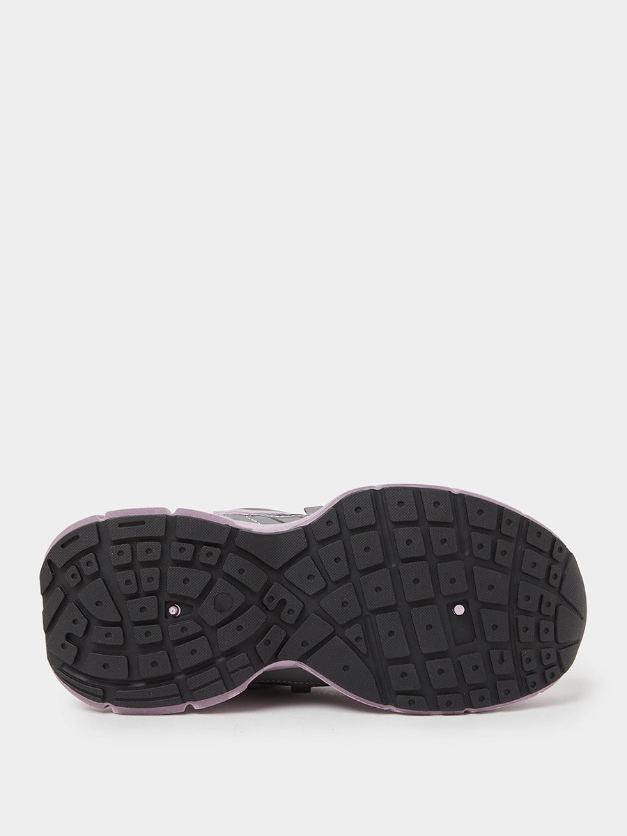 Purple Chunky Sole Sports Sneakers
