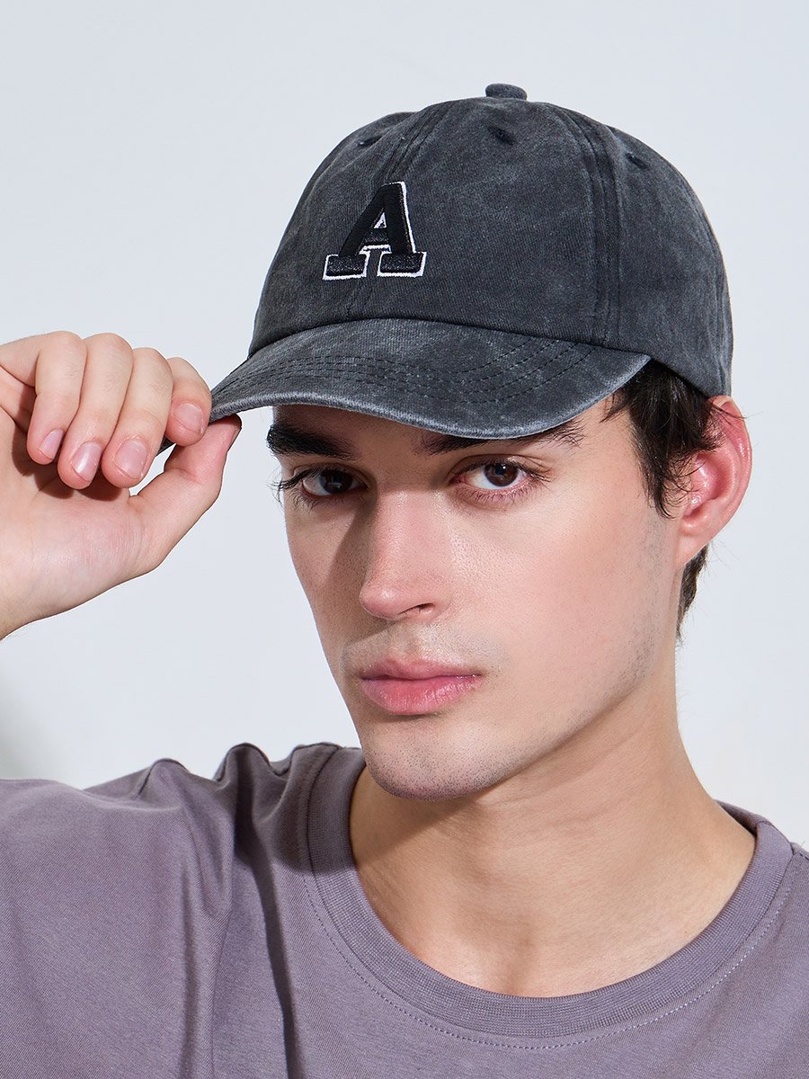 Charcoal (A) Embroidered Baseball Cap