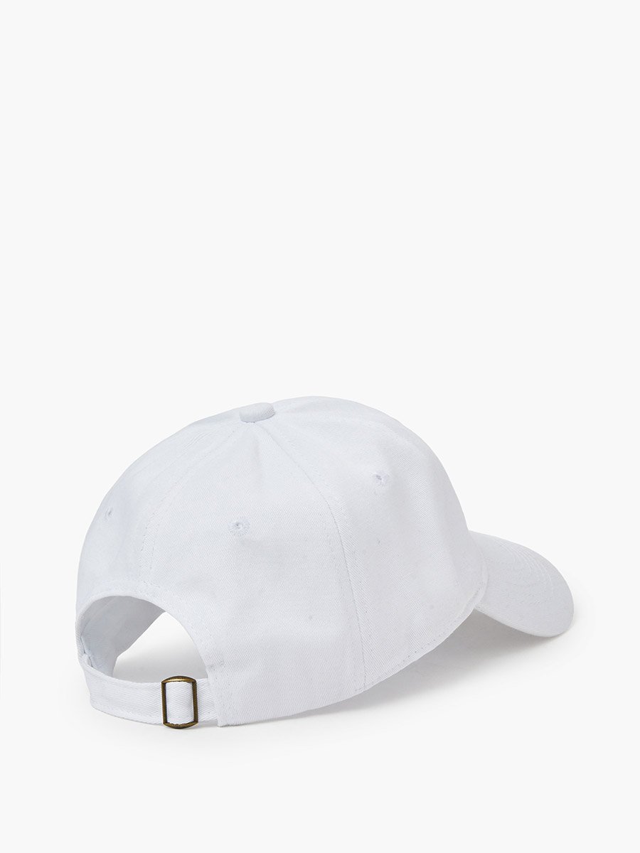 White Palm Tree Embroidery Baseball Cap