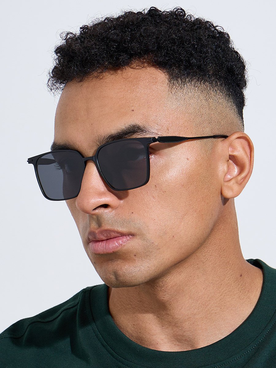 Black Square Frame Sunglasses