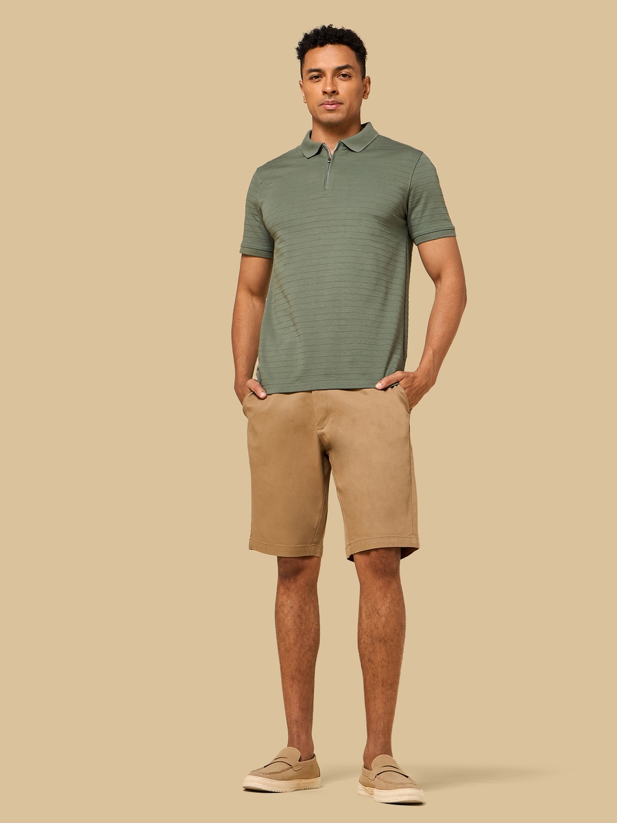 Textured Polo T-Shirt
