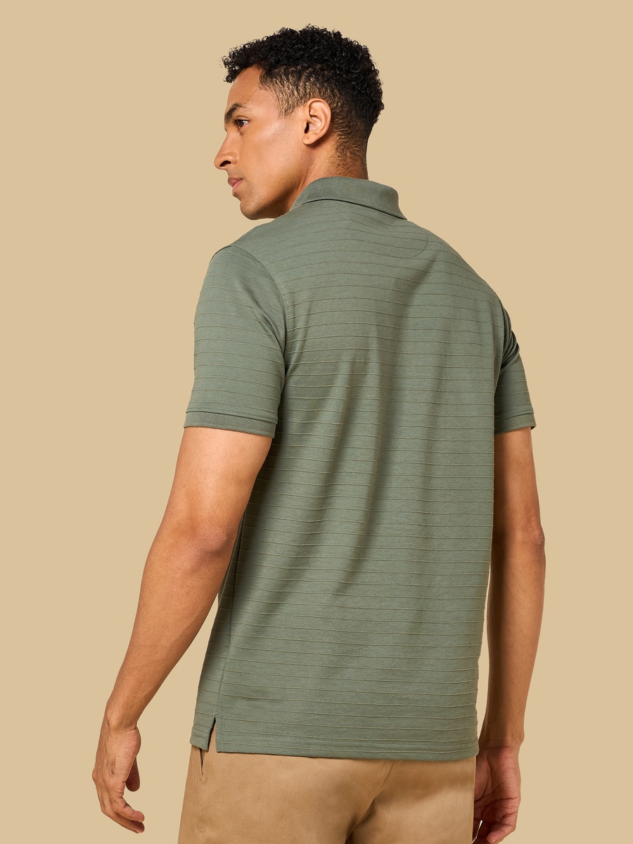Textured Polo T-Shirt