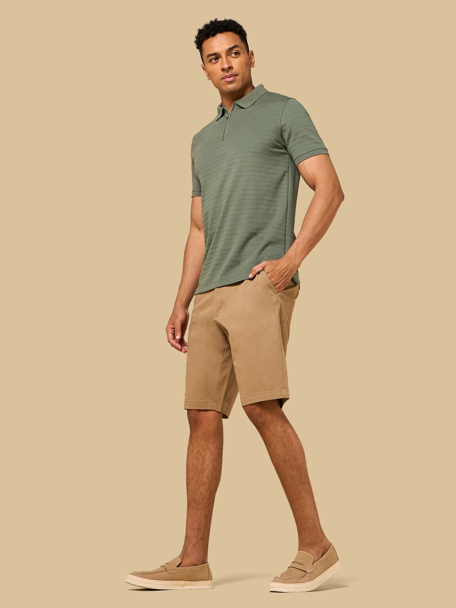 Textured Polo T-Shirt