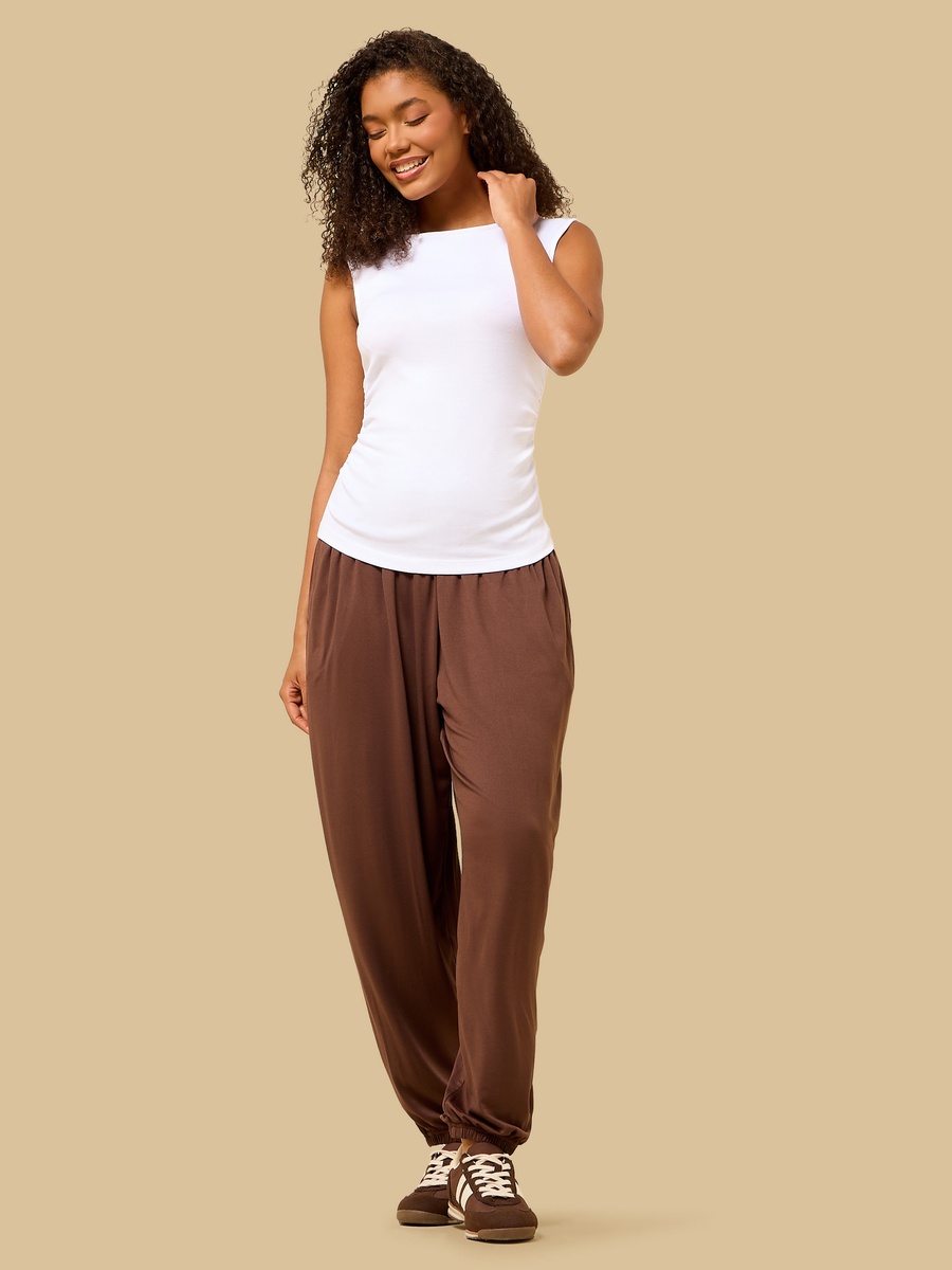 Ruched Fitted T-Shirt