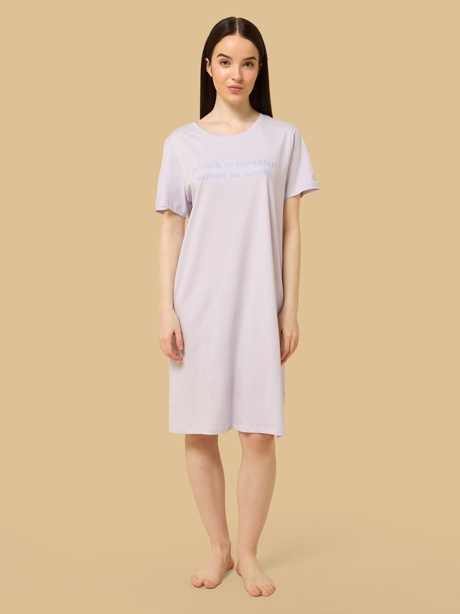 Slogan Print Sleepshirt