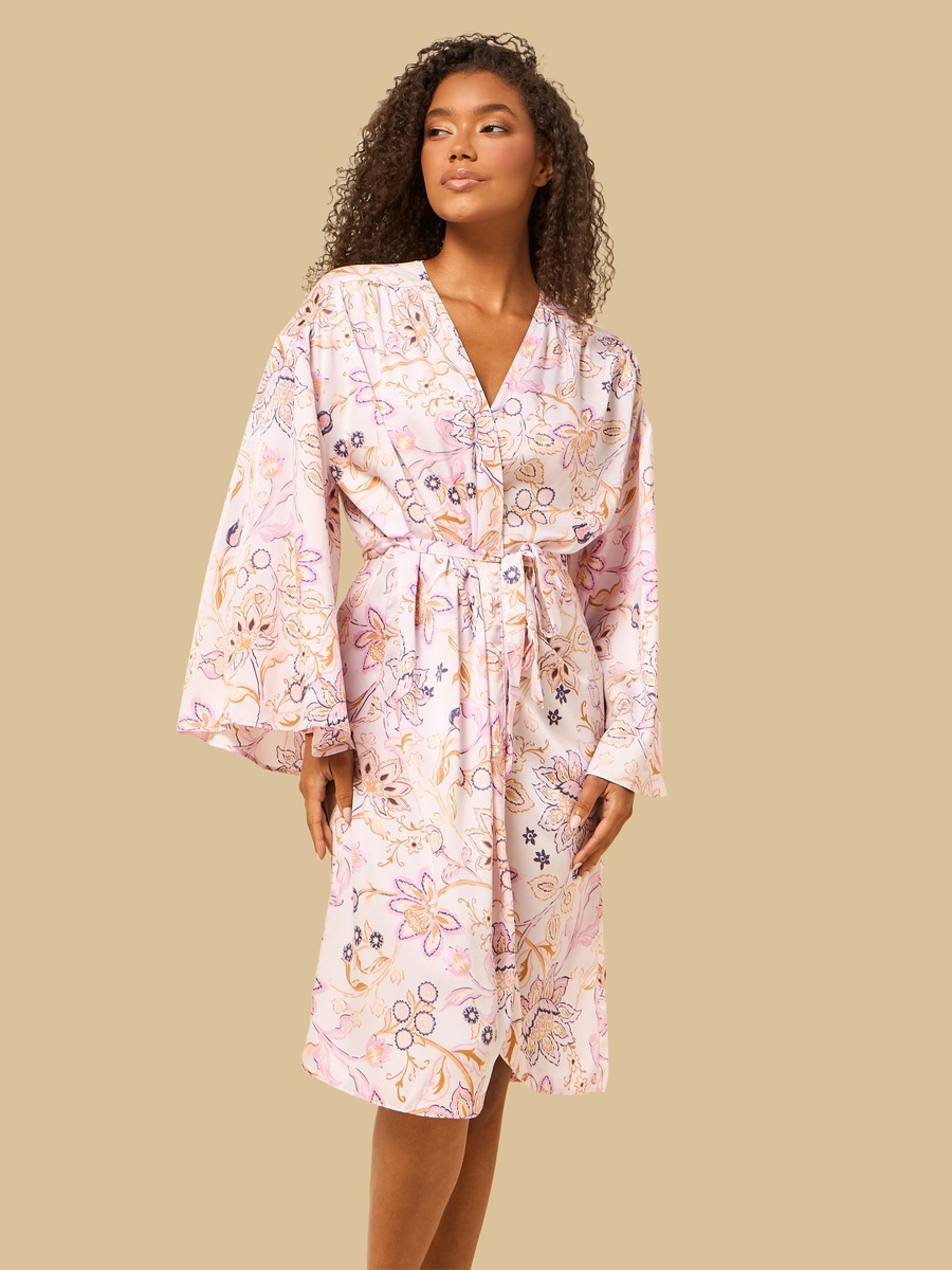Paisley Print Night Robe