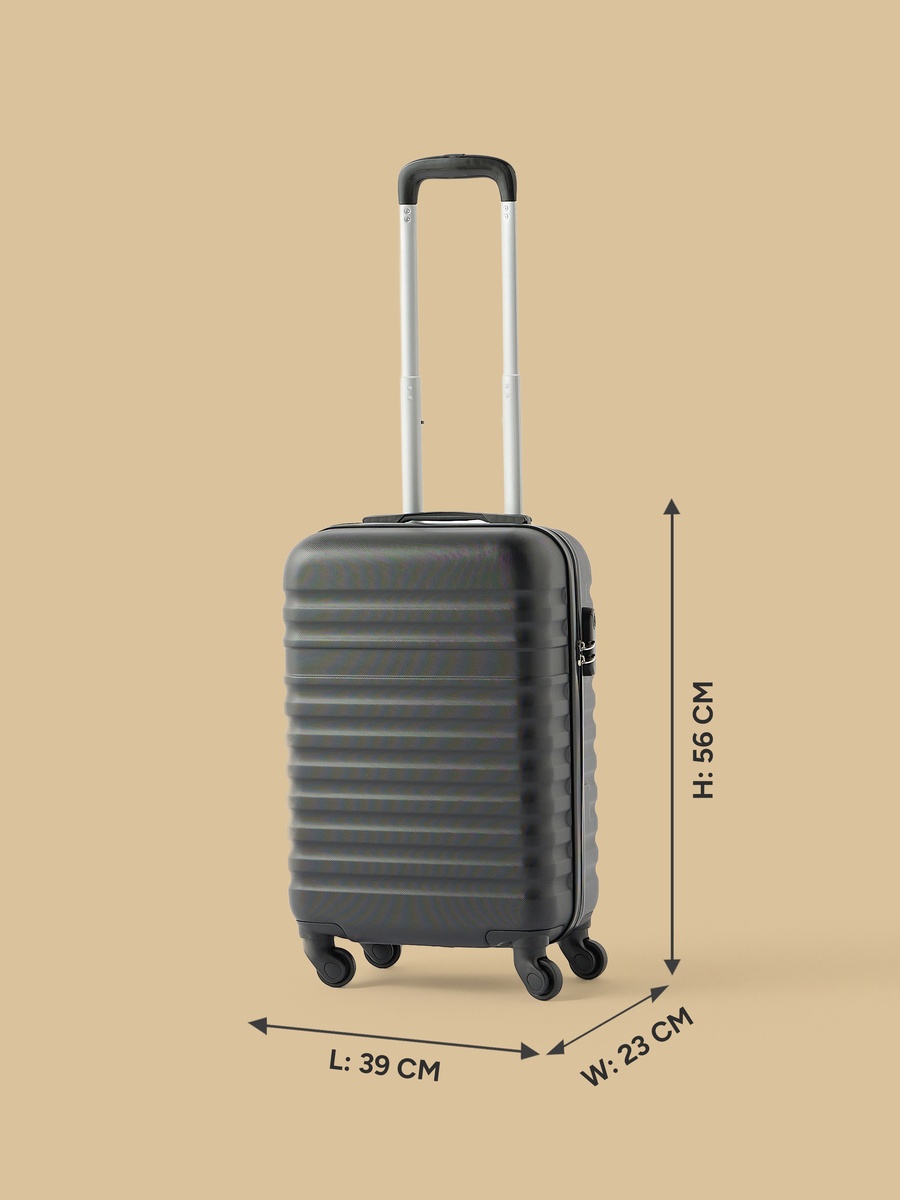 Ribbed Hardcase Trolley Bag