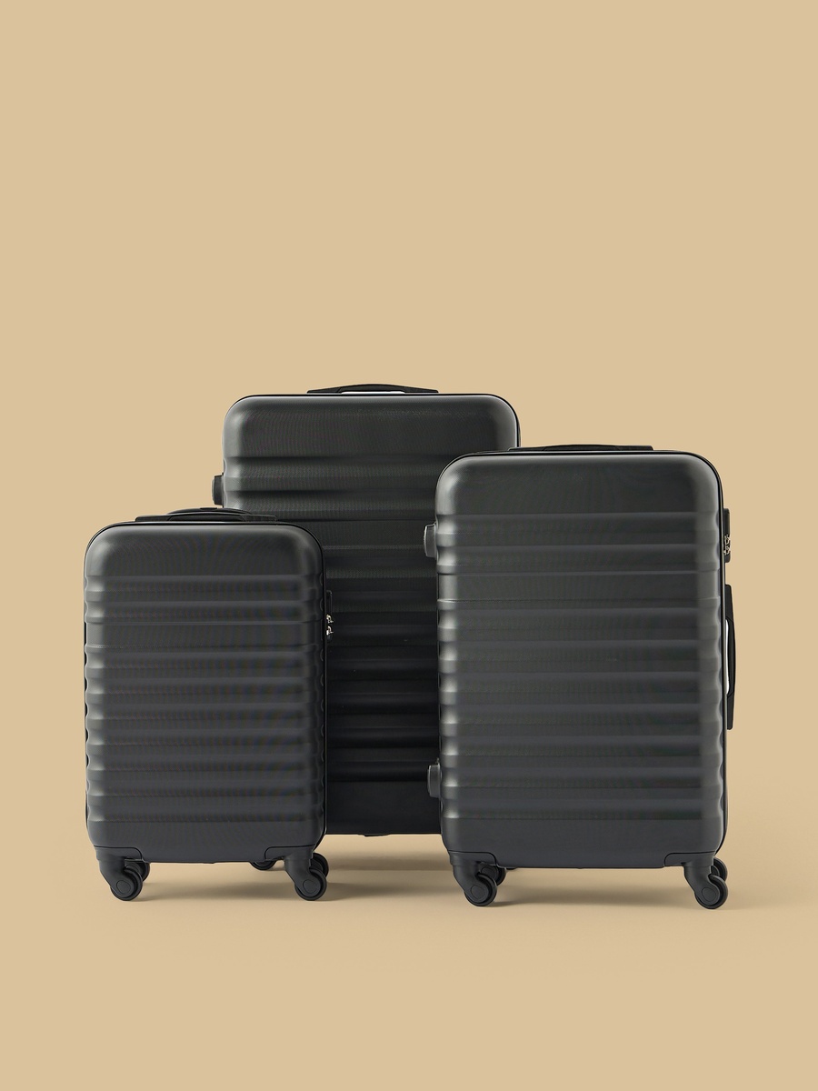 Ribbed Hardcase Trolley Bag