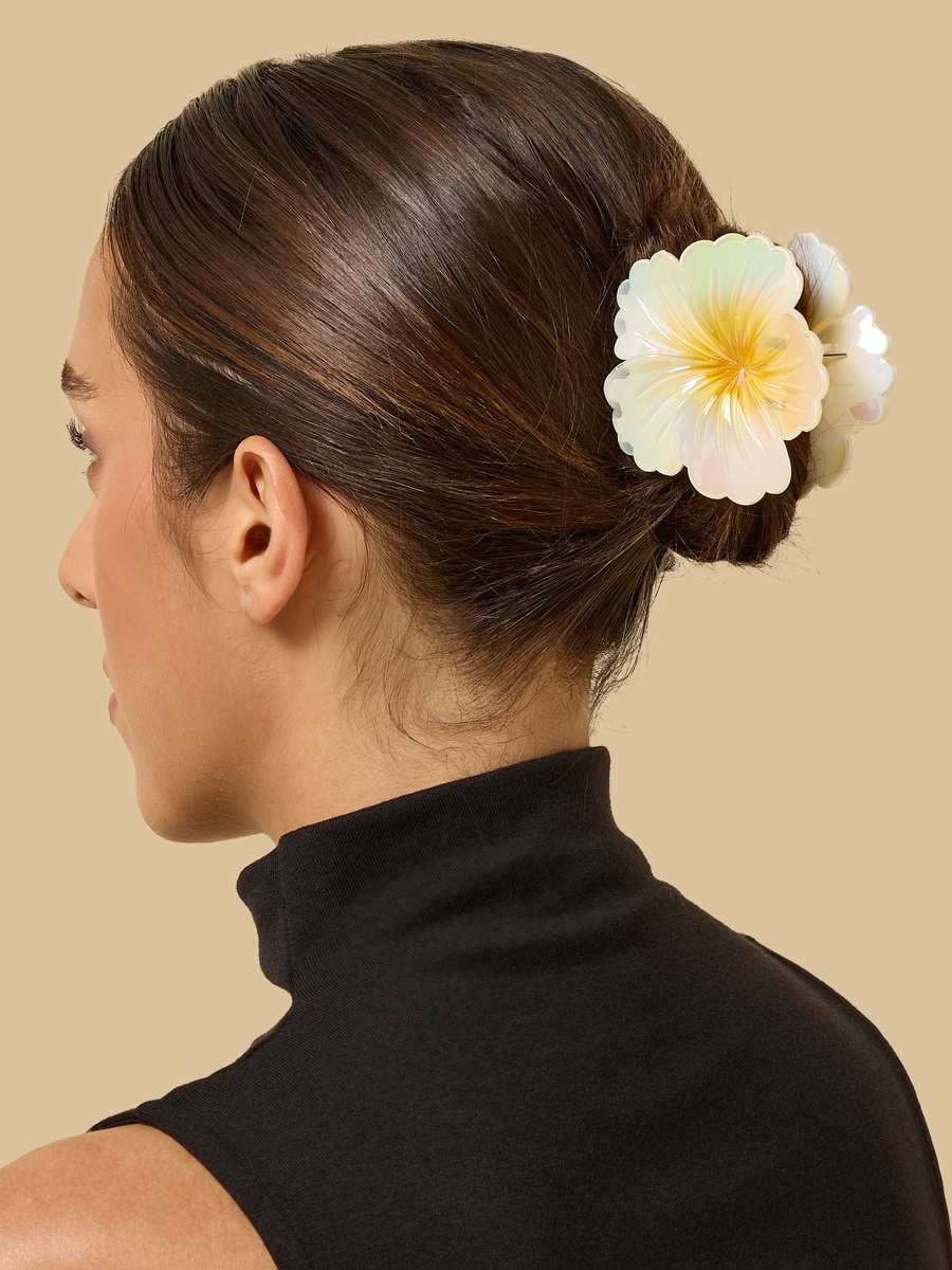 Pack of 3 - Floral Shaped Hair Clamp