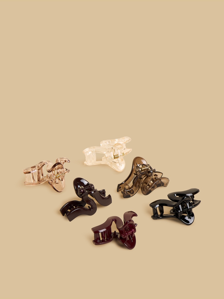 Pack of 6 - Wave Hair Clamp
