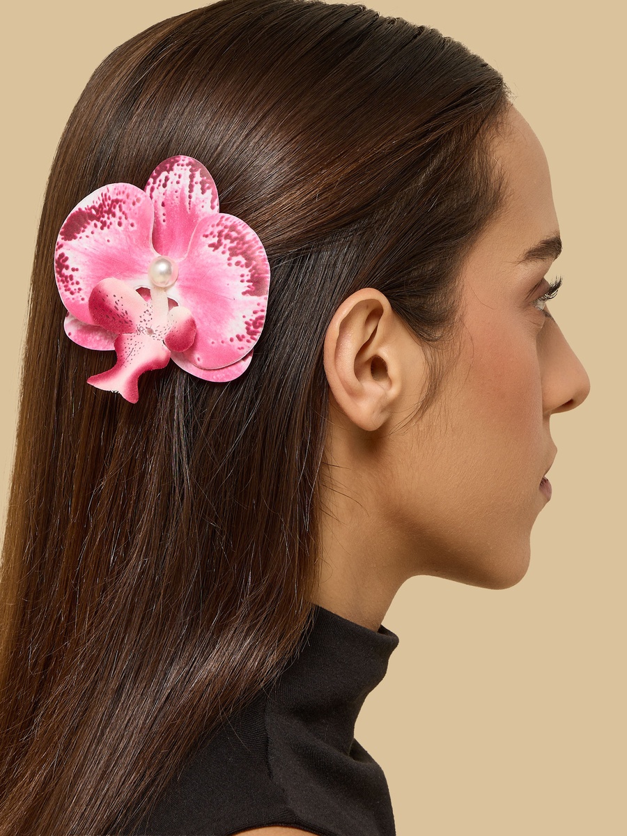 Pack of 3 - Embellished Floral Hair Clip