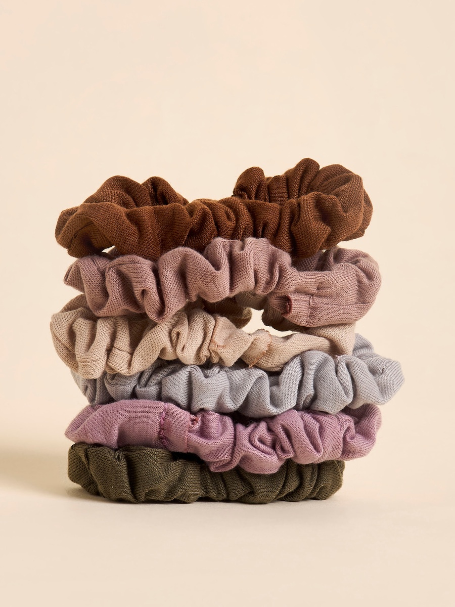 Pack of 6 - Assorted Scrunchie