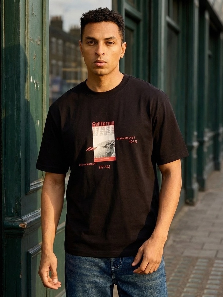 California Print T-Shirt
