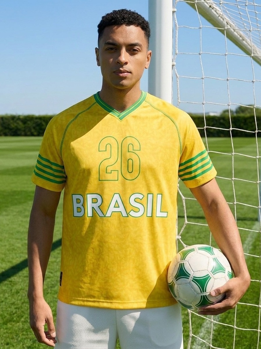 Brazil Print Relaxed Fit T-Shirt