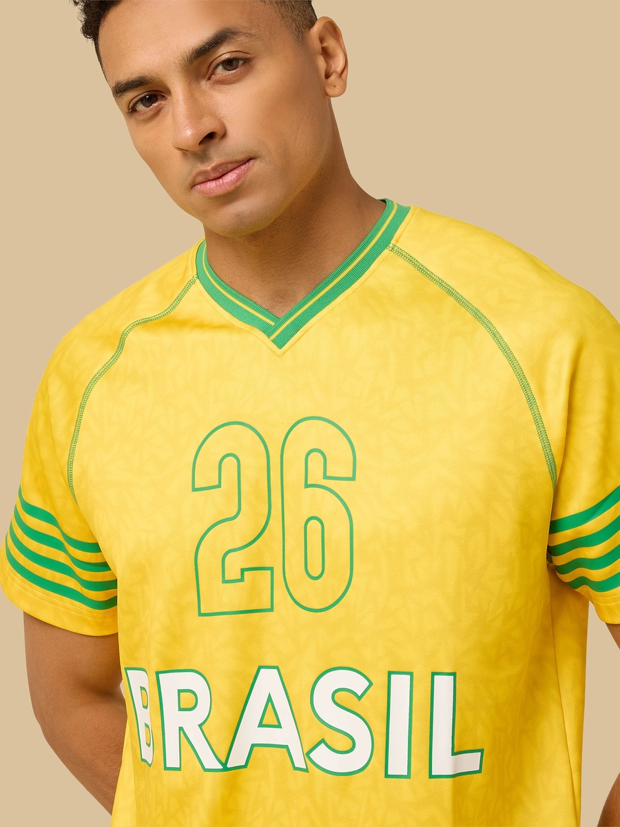 Brazil Print Relaxed Fit T-Shirt