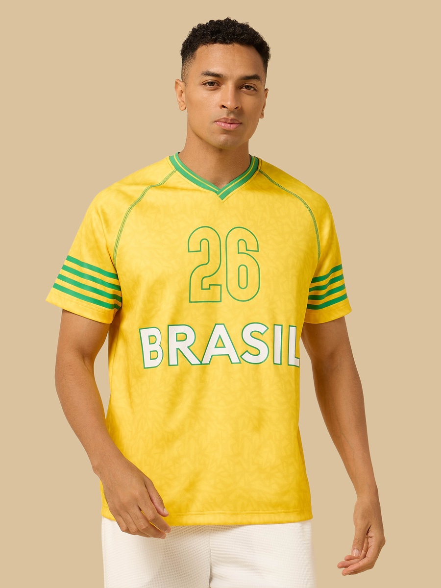 Brazil Print Relaxed Fit T-Shirt
