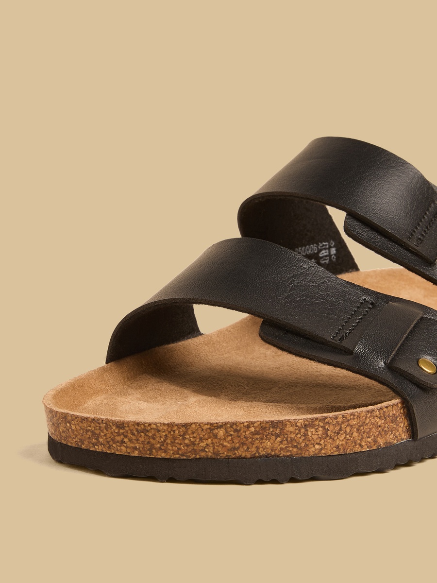 Stud Embellished Slip-On Sandals