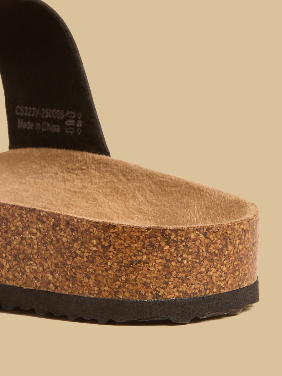 Stud Embellished Slip-On Sandals