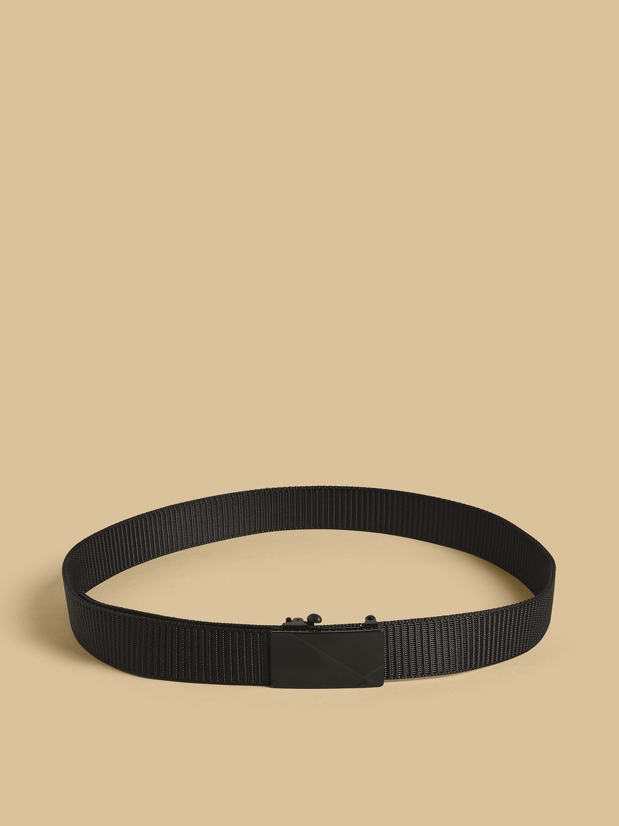 Textured Belt with Pin Buckle Closure