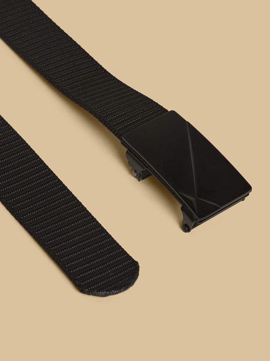 Textured Belt with Pin Buckle Closure