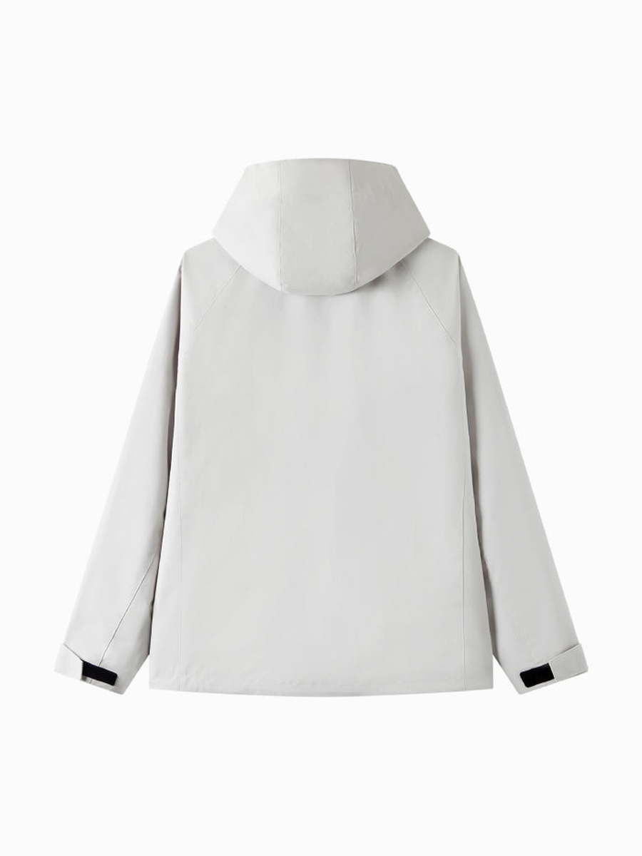 Hooded Jacket with Front Pockets