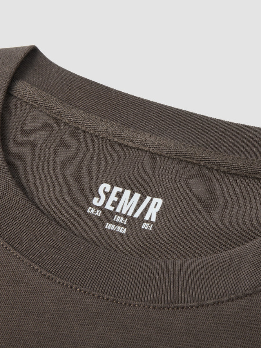Plain Long Sleeves Cotton T-Shirt
